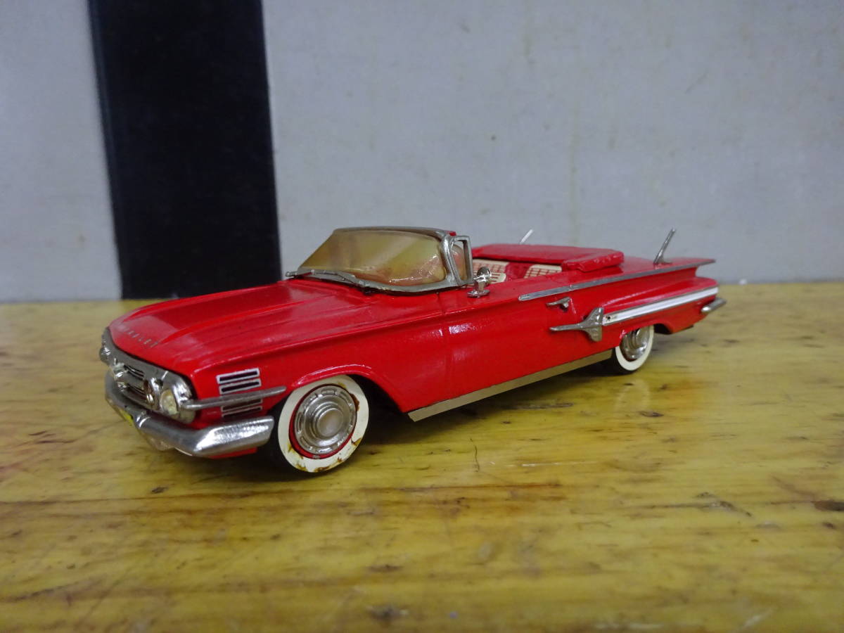 CONQUEST MODELS SMTS CHEVROLET IMPALA CONVERTIBLE Chevrolet Impala 1960y Vintage rare records out of production that time thing ultra rare out of print 