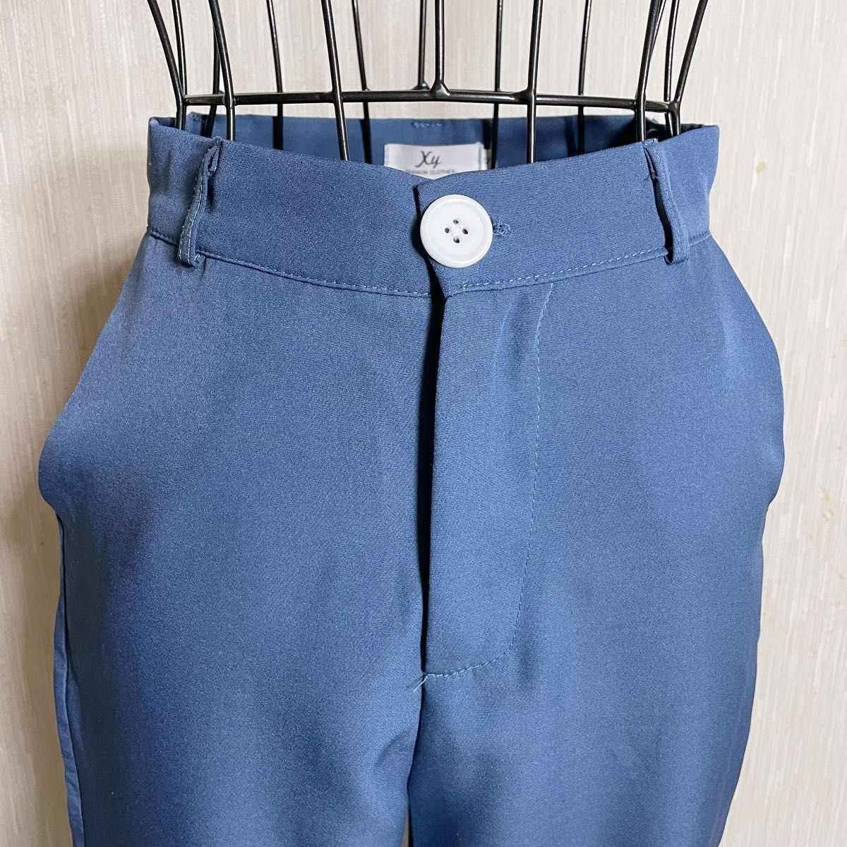 【FASHION CLOTHES】カジュアルパンツ　レディース　ブルー　Sサイズ