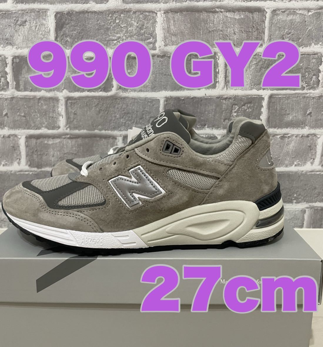 NEW BALANCE M990GY2 グレー 27cm 新品｜PayPayフリマ