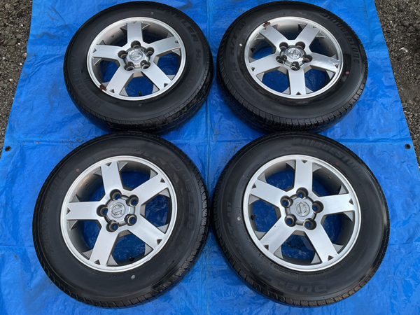 ☆日産 キックス 純正アルミホイール 15inch 5.5JJ +46 PCD114.3 175/80R15 三菱 パジェロミニ 流用 車検 スタッドレス用等 H59A H58A KIX_画像1