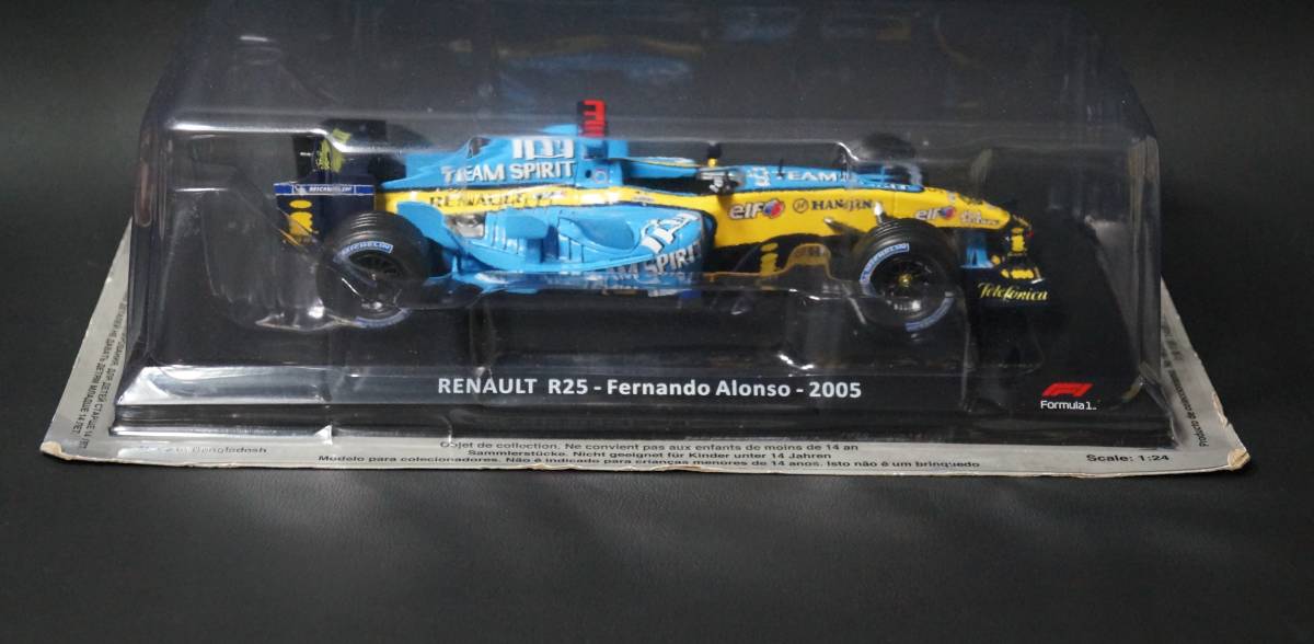 デアゴスティーニ ビッグスケール F1コレクション 23号 1/24 ルノー R25 フェルナンド・アロンソ RENAULT R25 Fernando Alonso 2005_画像2