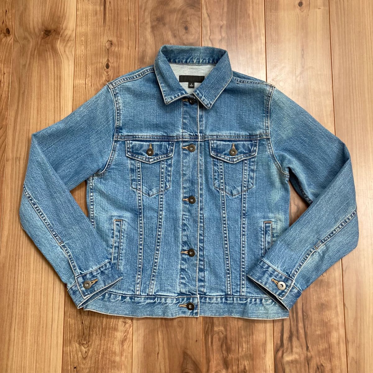 美品】UNIQLOユニクロ 人気定番 デニムジャケット/Gジャン 美品】UNIQLOユニクロ 人気定番 デニムジャケット/Gジャン