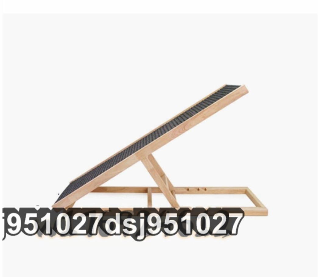  pet. stair dog. step pet slope adjustment possible wooden pet stair portable folding type. dog. safety slope 