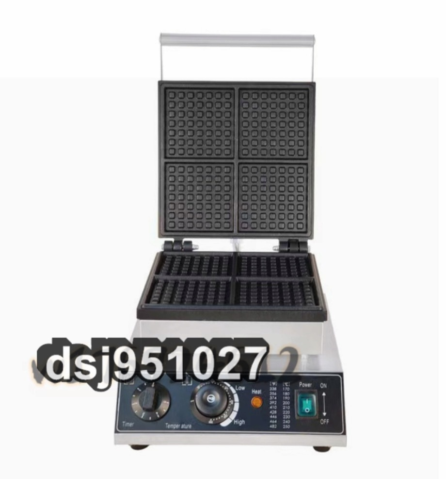 6個焼き ワッフル 110V 人気 マシン ワッフルメーカーおすすめ 業務用 家庭用 飲食店 イベント レストラン