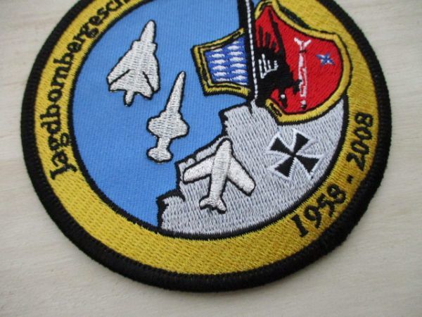 【送料無料】ドイツ空軍 Jagdbombergeschwader 32 1958-2008パッチkurz JaboG 32ワッペン/50 patchエアフォースAIR FORCE空軍Luftwaffe M72_画像3