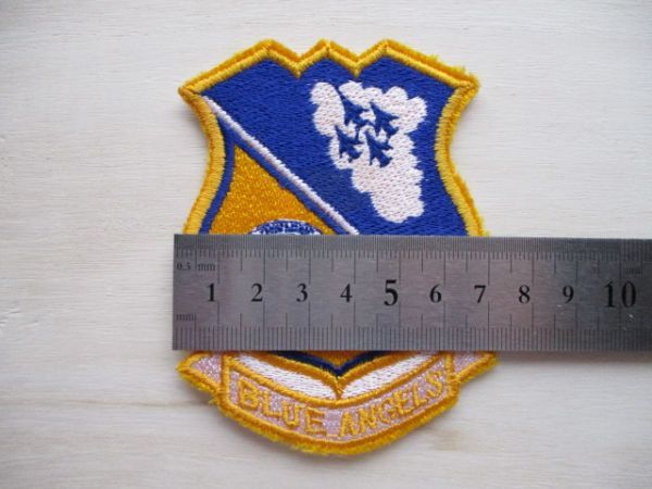 【送料無料】アメリカ海軍BLUE ANGELSブルーエンジェルス パッチ刺繍ワッペン/patchアクロバットNAVYエアロバティックUSNブルーズusa M18_画像9