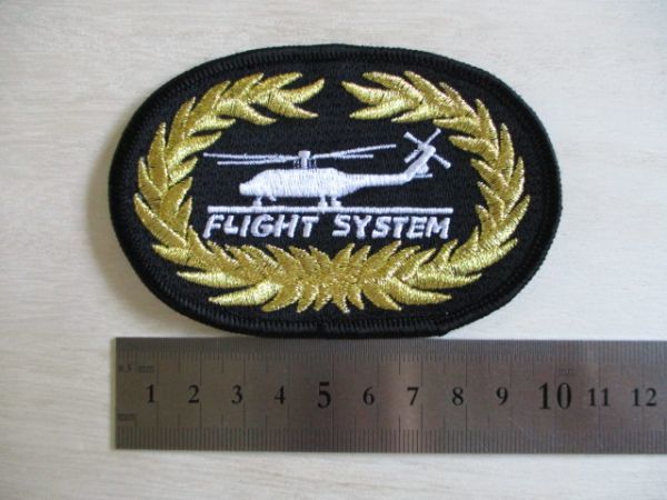 【送料無料】FLIGHT SYSTEMフライトシステム パッチ ヘリコプター ワッペン/ヘリ軍NAVY操縦士アメリカ軍パイロット章PATCHキャップ米軍 M31_画像7