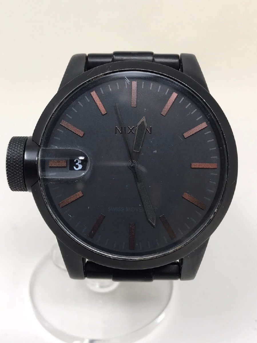 ◆中古品　NIXON　ニクソン　腕時計　ブラック◆1488