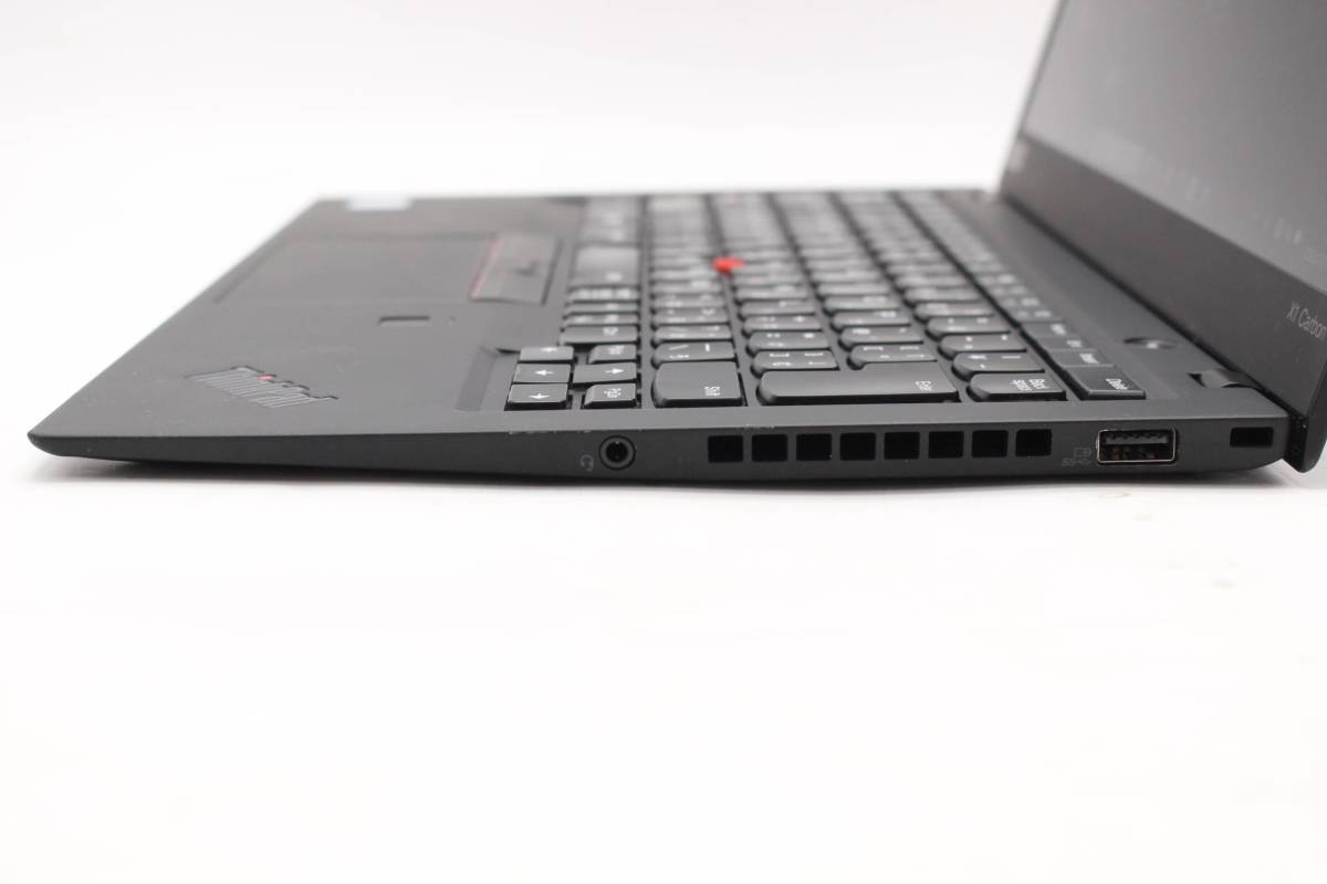 NVMe 新品256GB-SSD 中古良品 フルHD 14型 Lenovo ThinkPad X1 Carbon 6th Gen Windows11 八世代 i5-8250U 8GB カメラ 無線 Office付 中古_画像8