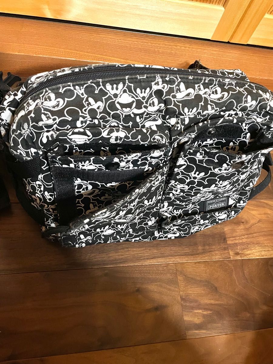 希少 PORTER ミッキー ディズニー ウエストバッグ Disney BEAMS 希少 PORTER ミッキー ディズニー ウエストバッグ Disney BEAMS
