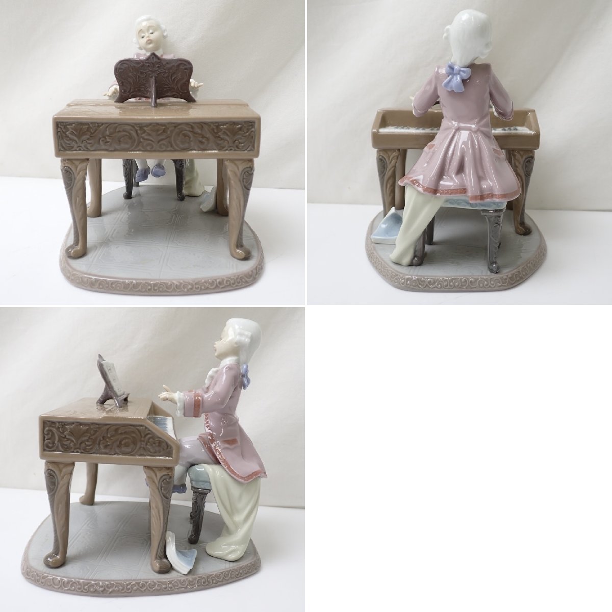 ★Lladro/リヤドロ フィギュリン ヤングモーツァルト/高さ約17cm/陶器人形/2500点限定/ナンバー入り/置物/インテリア&1921900069_画像4