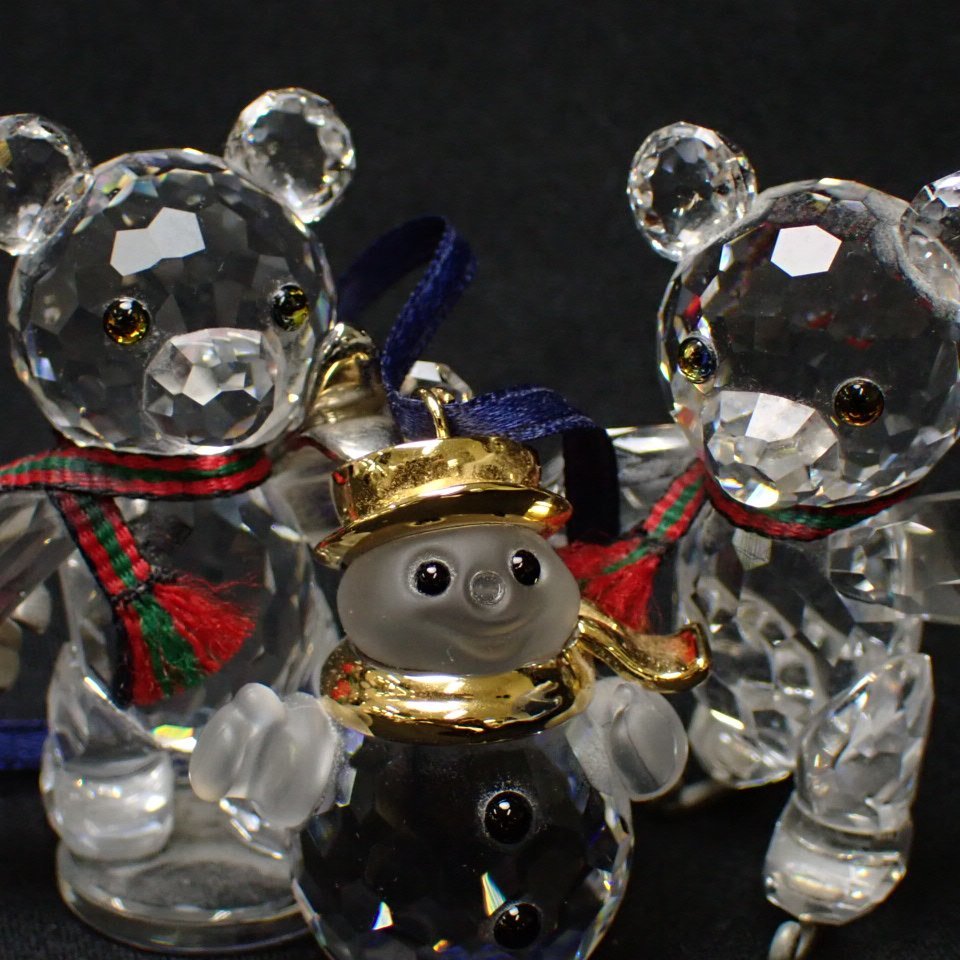 お1人様1点限り】 ☆Swarovski/スワロフスキー 5点セット/高さ約5cm