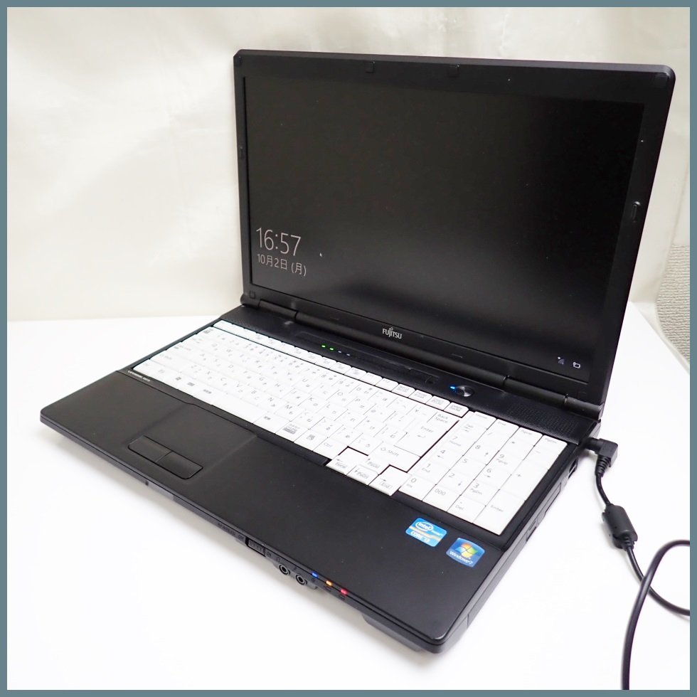 60%OFF】 ☆FUJITSU/富士通 LIFEBOOK A/561D FMVNA5CE/Win7Pro/Core