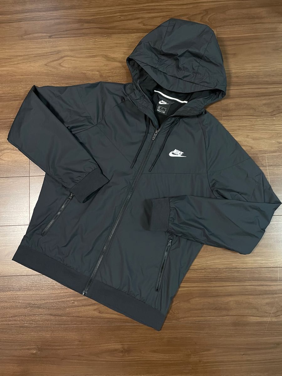 NIKE 黒タグ アノラックパーカー M ブラック×ネイビー NIKE 黒タグ アノラックパーカー M ブラック×ネイビー