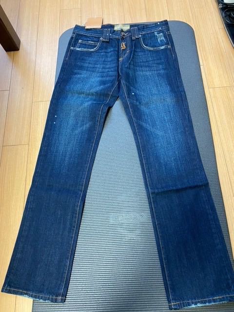 新品未使用！John Galliano ジョンガリアーノused加工デニムパンツ W32 ジーンズ_画像1