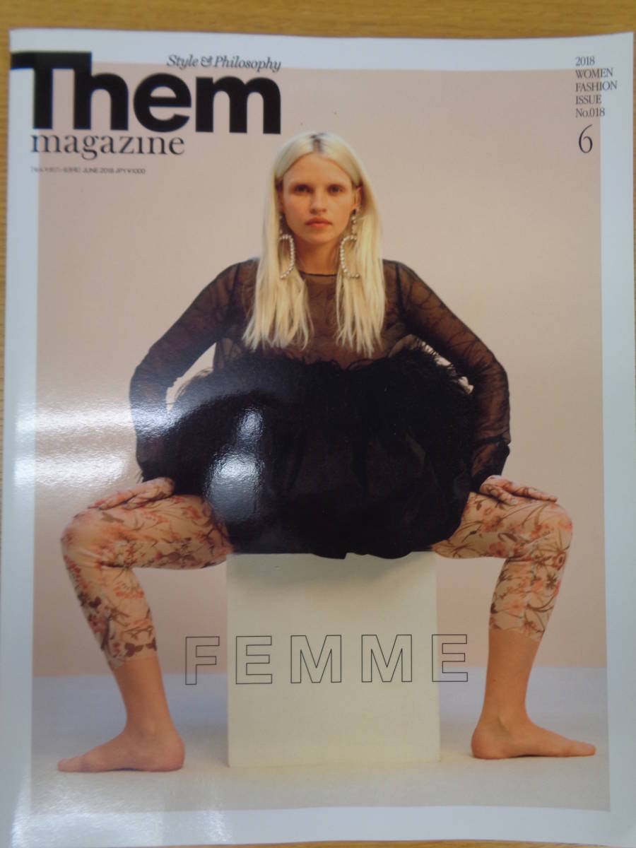2018 Them magazine WOMAN FASHION ISSUE No.018 _画像1