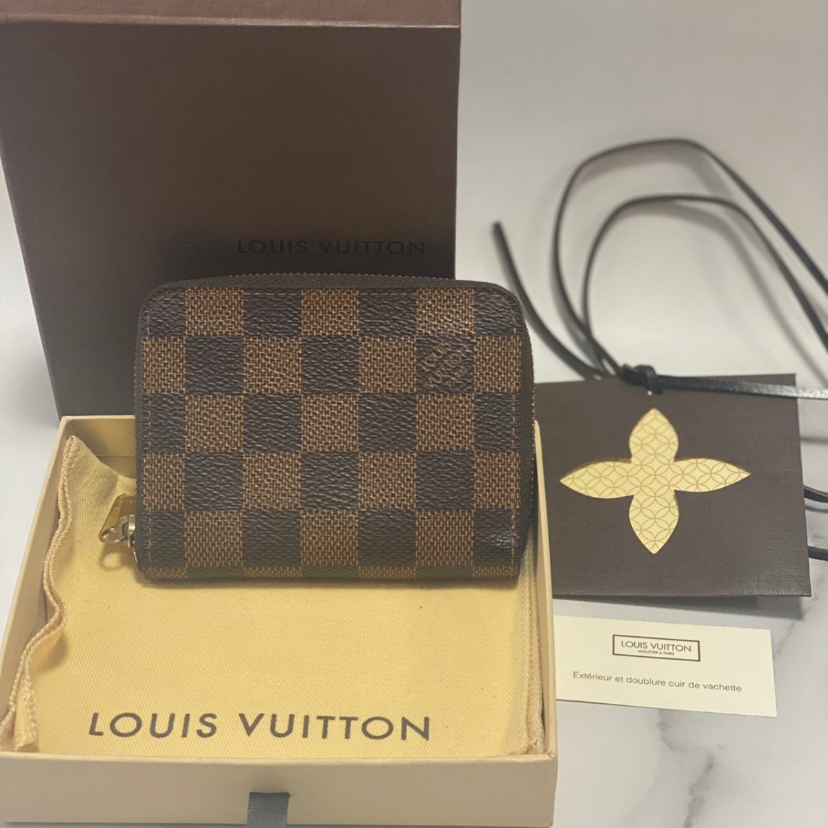 0885　LOUIS VUITTON ルイヴィトン　ジッピー・コイン パース N63070　ダミエ　ジッピーコインパース　小銭入れ　カードケース
