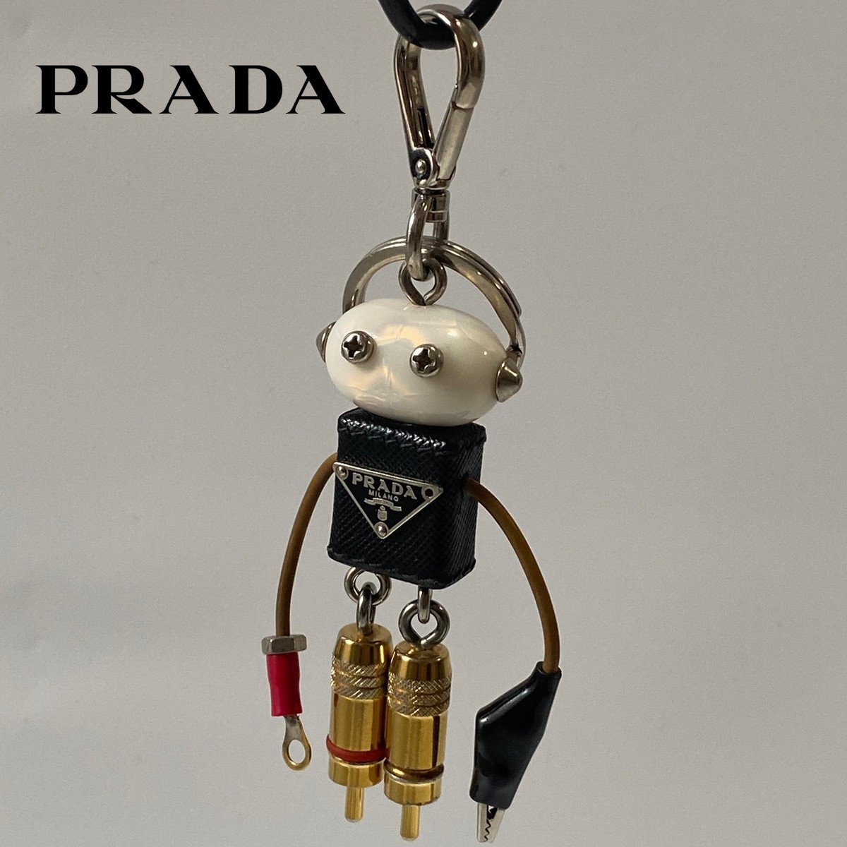 PRADA プラダ キーホルダー キーリング エドワード ロボット 1TR097-