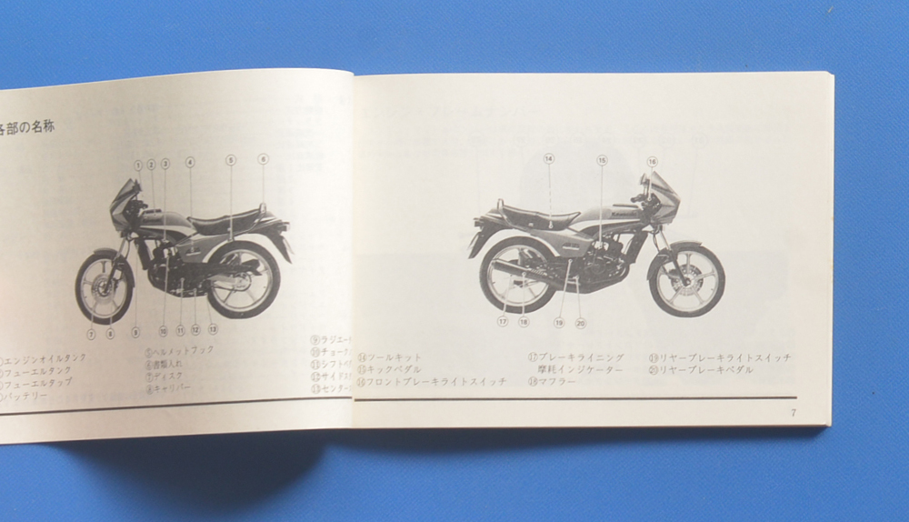 カワサキ　AR125　AR125-A1A　KAWASAKI　1983年2月　日本語表記　電装配線図付　使用説明書　セーフティ・ハンドブック【K-MAN03-02】_画像3