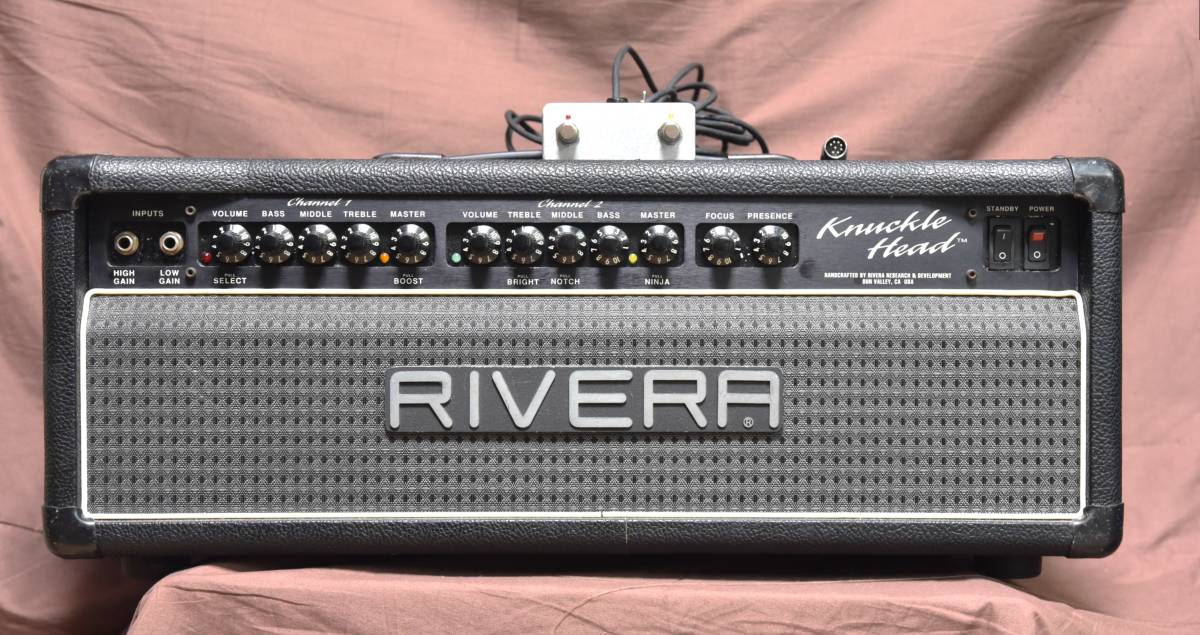 パワー管新品 knuckle head RIVERA ポット交換済み-