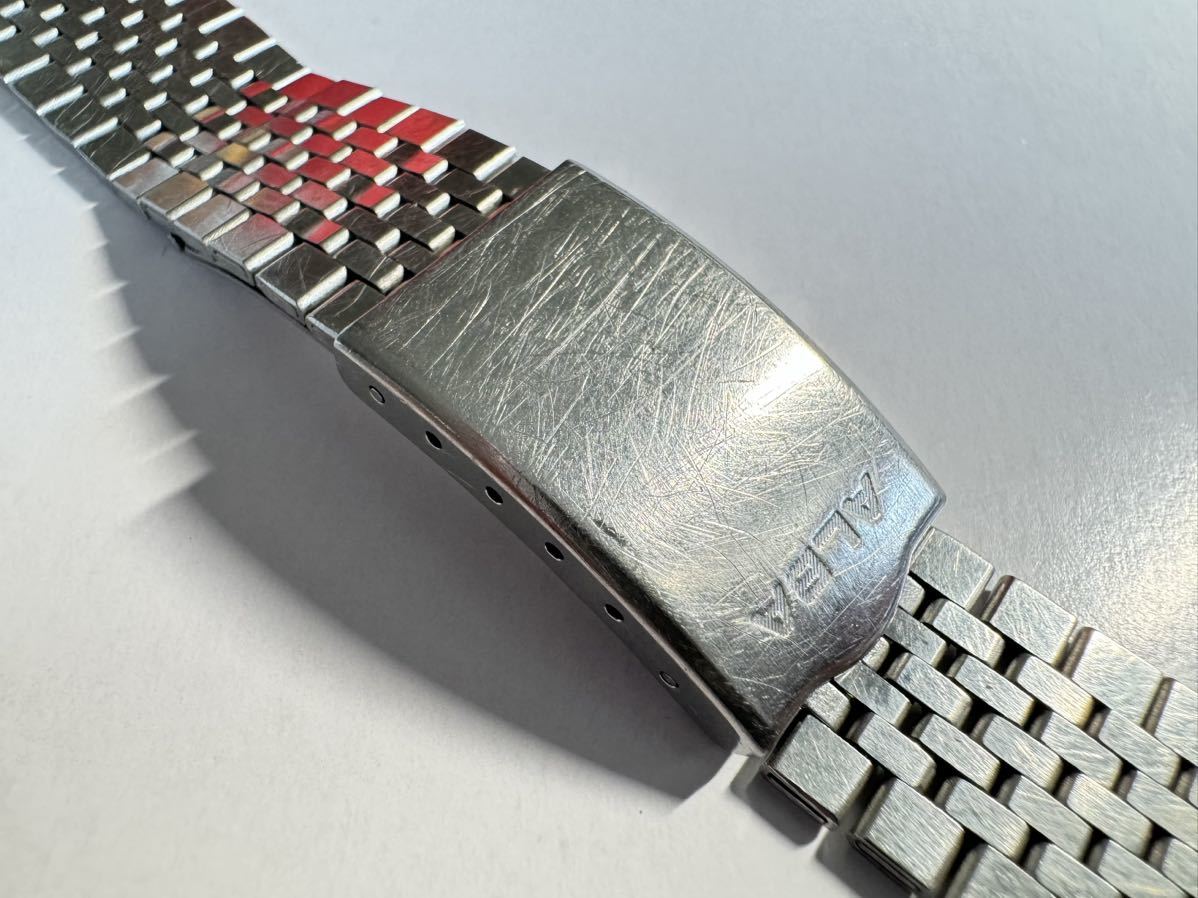 ALBA ステンレスベルト ラグ幅19mm用　アルバ　stainless steel bracelet ベルト　時計　セイコー　SEIKO @7_画像1