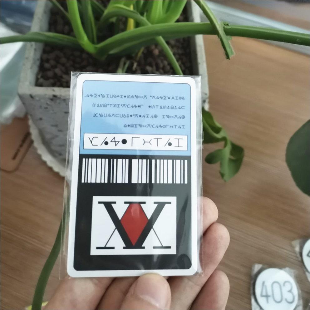 カッコいい ハンターハンター ライセンスカード2枚セット カッコいい ハンターハンター ライセンスカード2枚セット