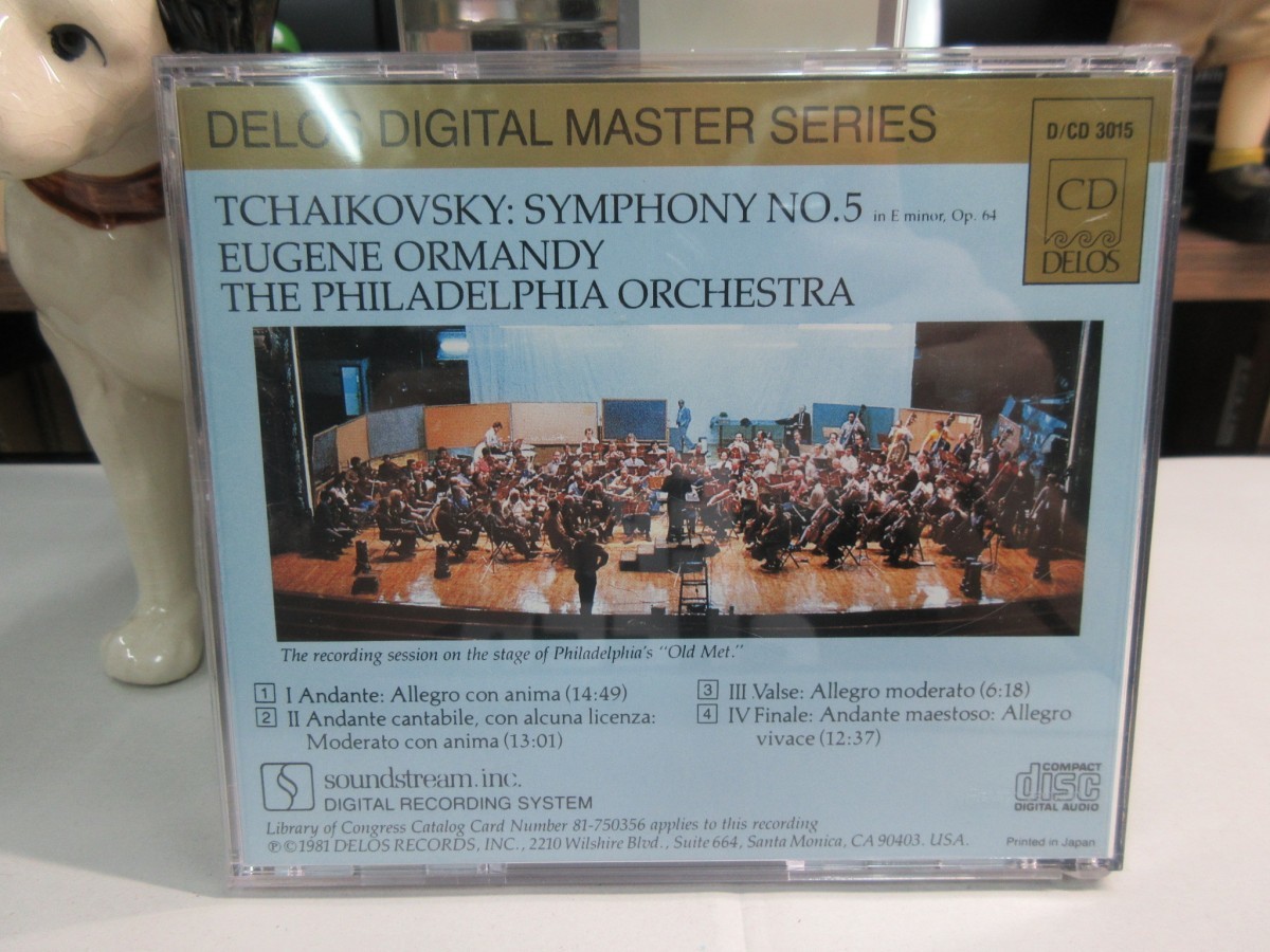 緑3｜★CD / DELOS / CBS SONY初期盤 ★チャイコフスキーTCHAIKOVSKY：symphony NO.5｜Eugene Ormandy　オーマンディ　フィアデルフィア_画像4