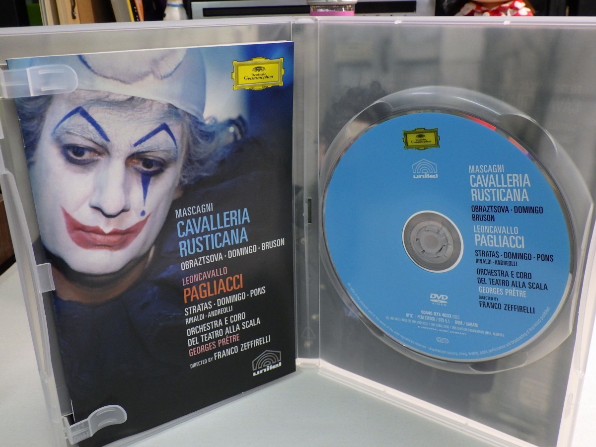 緑3｜★DVD / DG GER★「CAVALLERIA／PAGLIACCI」｜GEORGES PRETRE ジョルジュ・プレートル　スカラ座_画像6