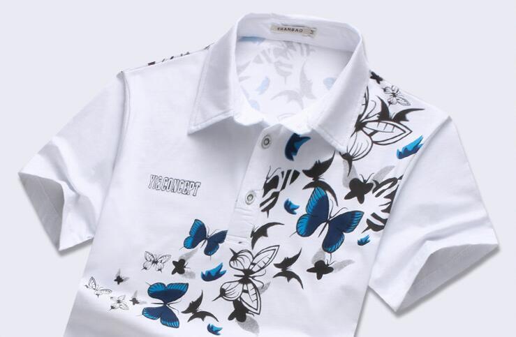 新品　2色 メンズポロシャツ 半袖 ゴルフウェア Tシャツ カジュアルシャツ ゴルフ プリント 夏物 大きいサイズ 吸汗 おしゃれ M-6XL_画像5