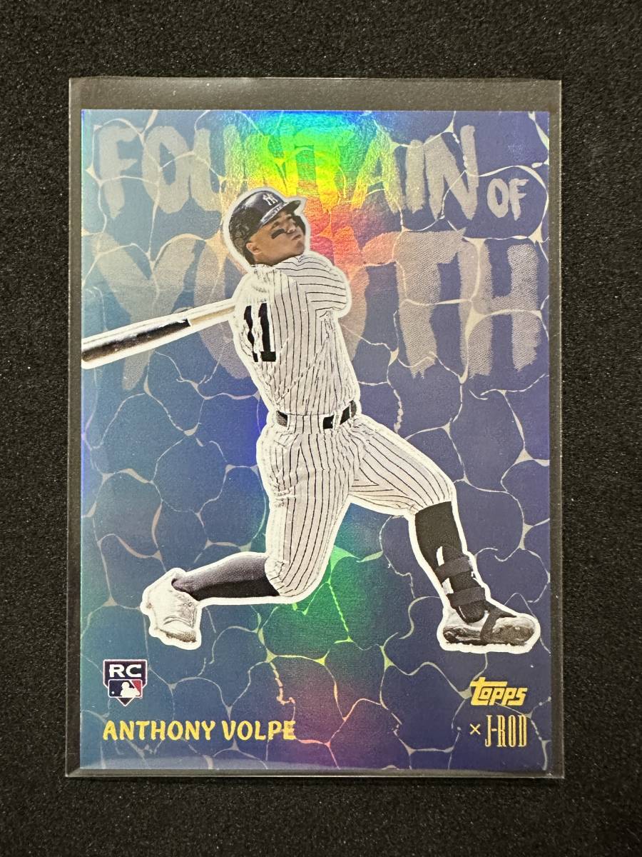 Anthony Volpe 2023 Topps x Julio Rodriguez #F-9 Fountain of Youth インサート ヤンキース RC MLB 美品 100円スタート_画像1