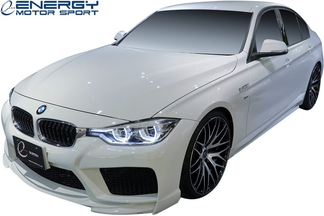 【M’s】 BMW F30 LCI 3シリーズ 後期 (2015y-2019y) ENERGY MOTOR SPORT EVO30.2 フロントバンパーセンターフィン FRP エアロ パーツ 社外_画像8