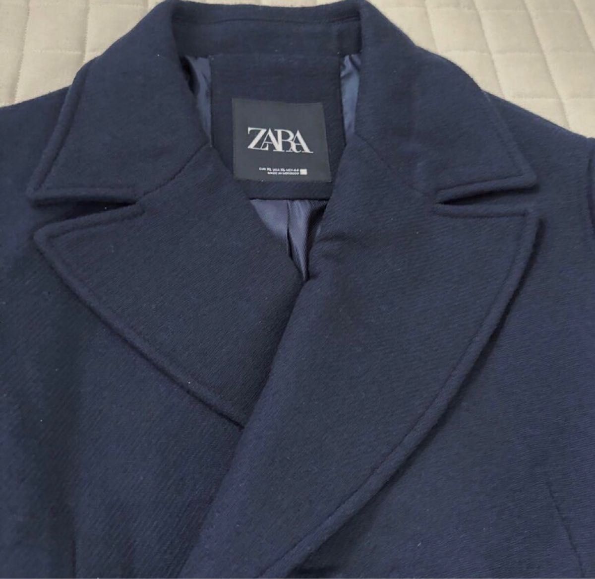 美品☆ZARA チェスターコート メンズ US S ロング picchi生地 - アウター