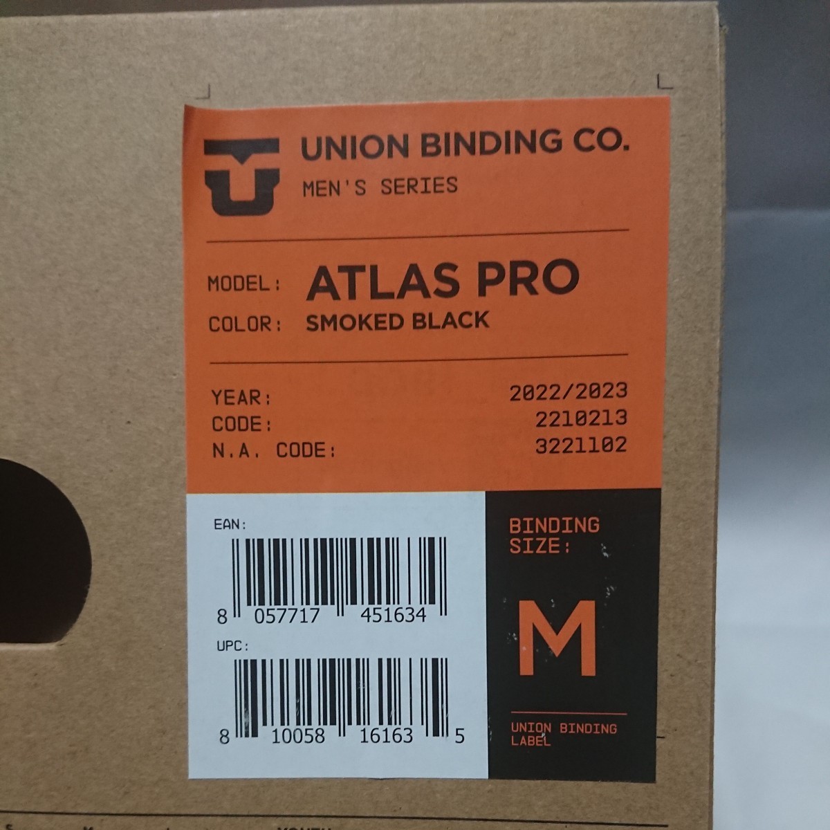 UNION ユニオン ATLAS PRO アトラスプロ Mサイズ 22-23 正規品