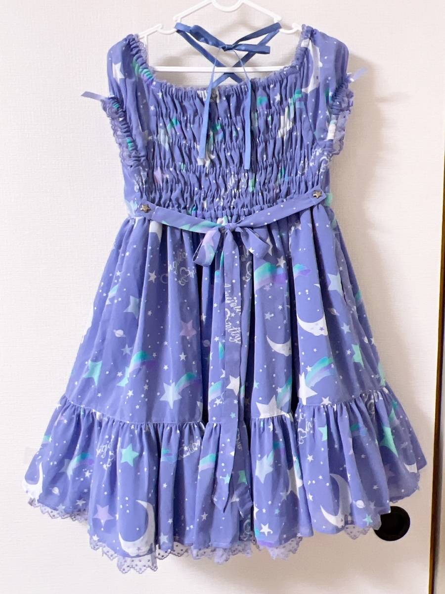 ★Angelic Pretty Dream Sky ワンピース★シフォン Misty 人気 ドリーム スカイ ラベンダー_画像2