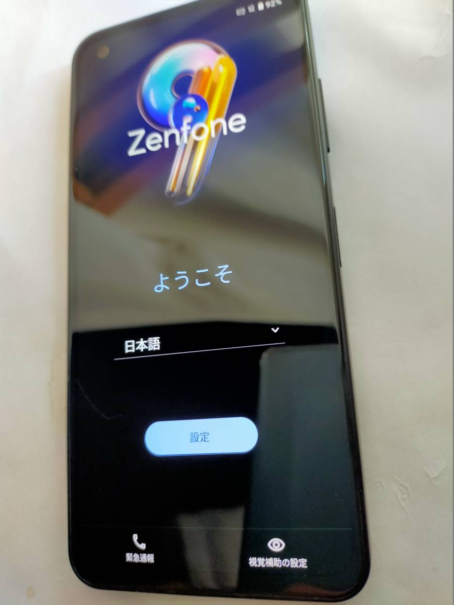 日本最大の au ドコモ 5G 8gb/128gb SIMフリー AI2202 BLUE ASUS