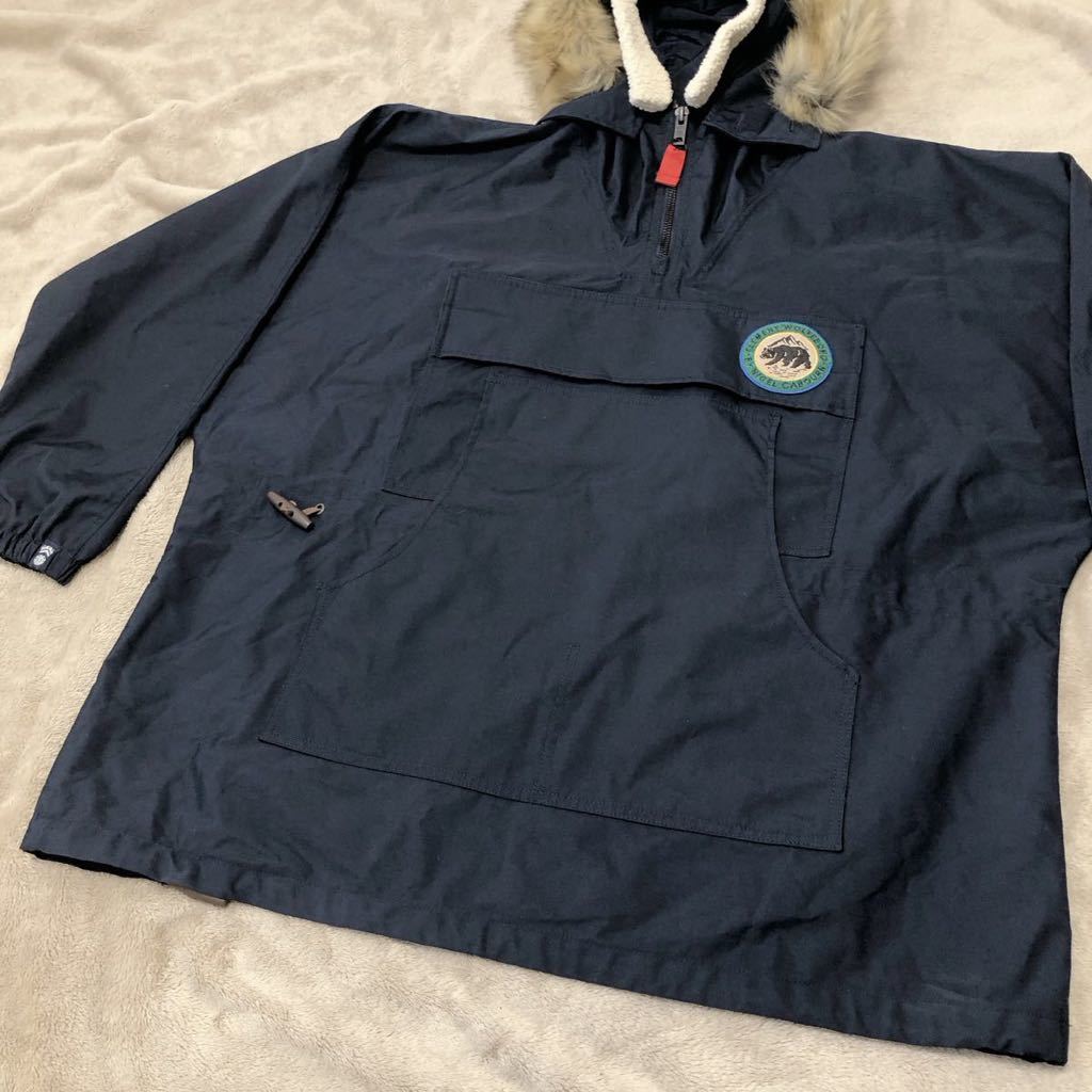 激レア★Nigel Cabourn ナイジェルケーボン Wolfeboro Lodgers Smock コラボ ELEMENT エレメント 紺 Lサイズ オーバーサイズ