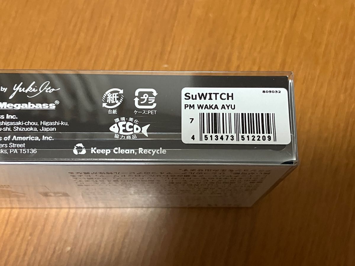 スウィッチ 若あゆ PM WAKA AYU メガバス SuWITCH Megabass スイッチ