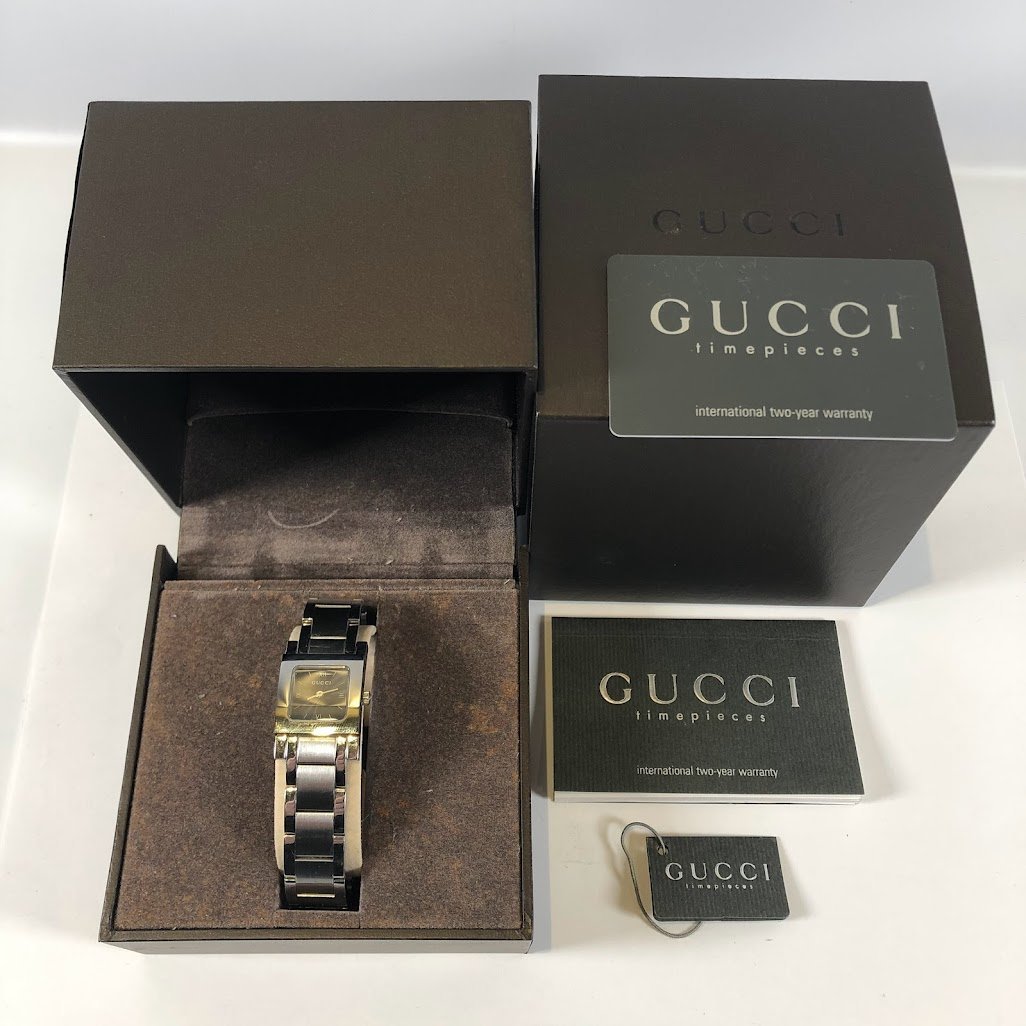 ■【買取まねきや】 グッチ GUCCI レディース 腕時計 クォーツ 7900SS 稼働品 箱有 ■_画像1