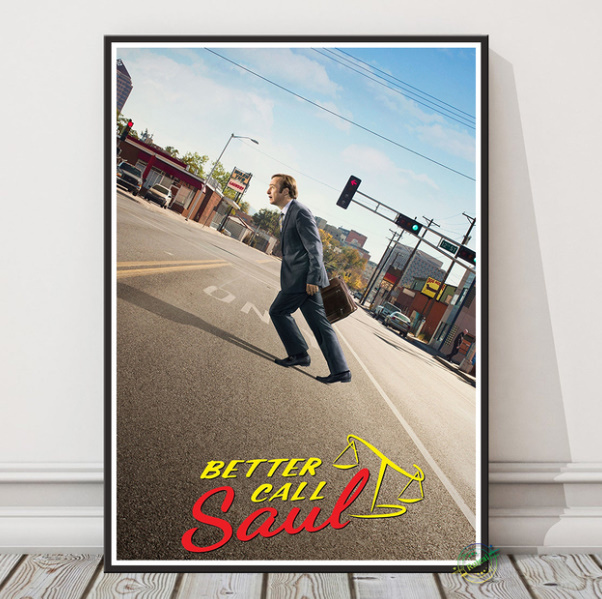  C1939 ベター・コール・ソウル Better Call Saul キャンバスアートポスター 50×70cm イラスト インテリア 雑貨 海外製 枠なし D_画像1