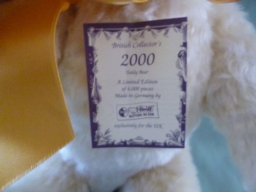 ds1441♪Steiff 2000年UK限定 UK2000 Teddy Bear 40㎝♪ - シュタイフ社 ds1441♪Steiff 2000年UK限定 UK2000 Teddy Bear 40㎝♪ - シュタイフ社