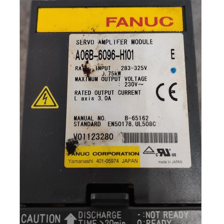 FANUC ファナック サーボアンプ モジュール A06B-6096-H101 ジャンク_画像1