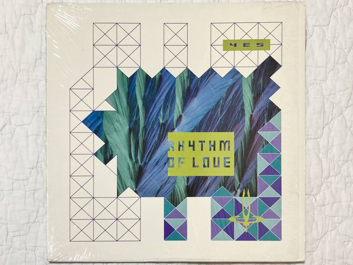 【80's】Yes / Rhythm Of Love （1987、12inch Maxi-Single、US盤、２-Remixes、The Rhythm Of Dub、City Of Love (Live Edit)）_画像1