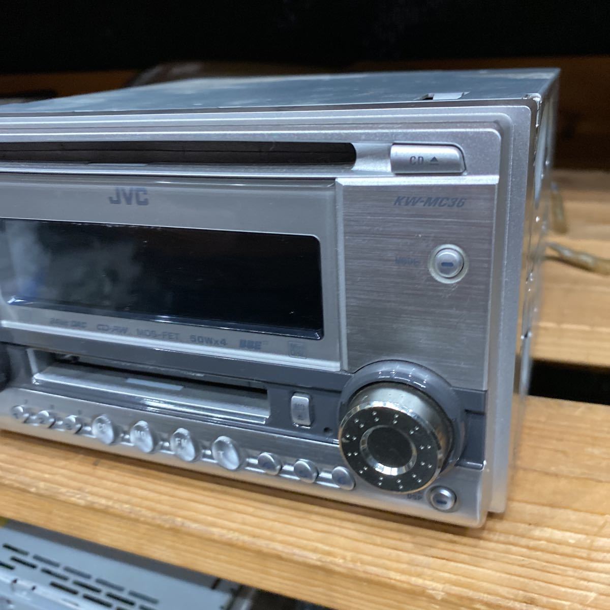 JVC CD/MD player KW-MC36 Junk 