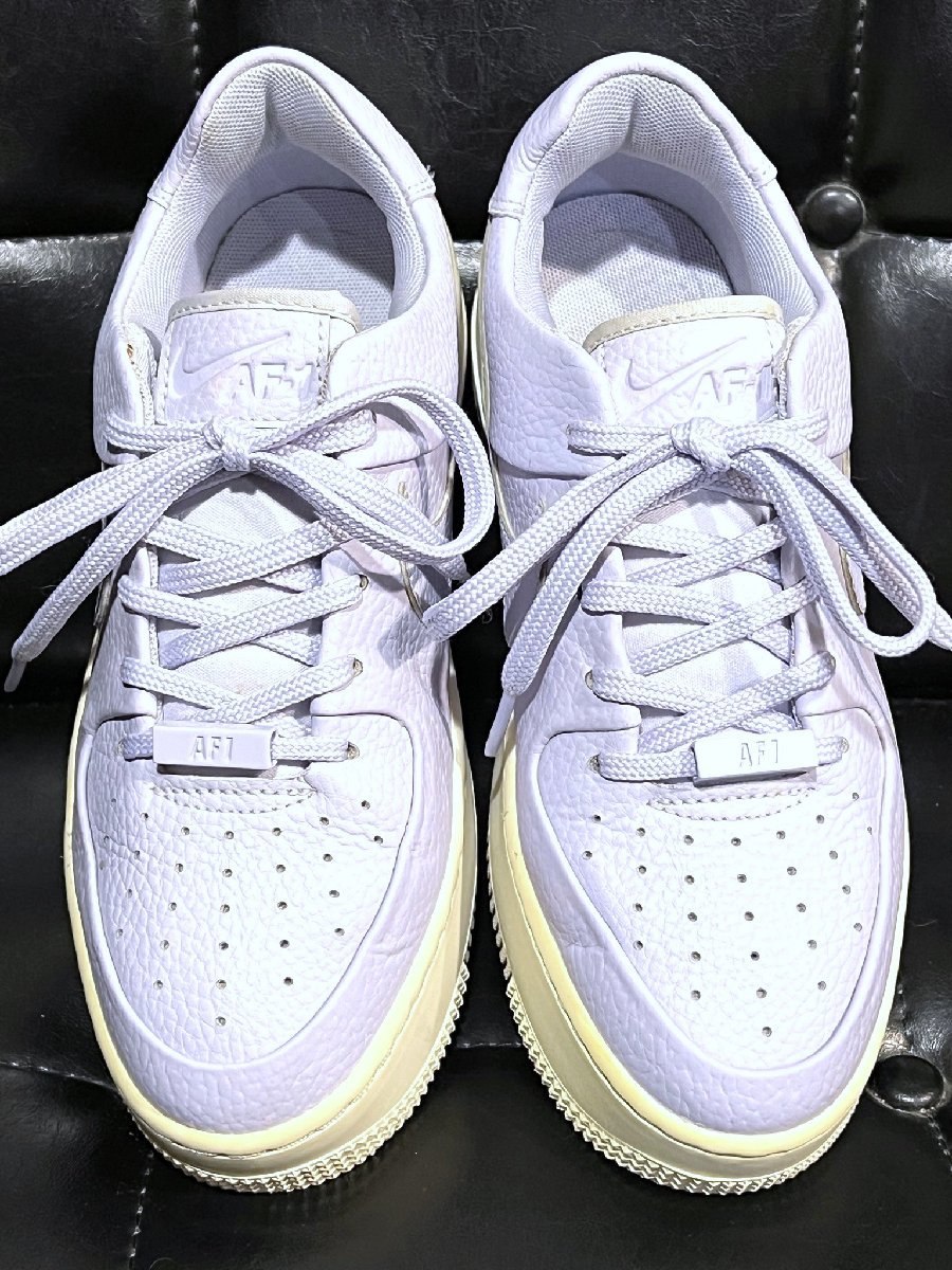 NIKE ウィメンズ エアフォース1 セイジ ロウ ナイキ 23.5cm パープル WMNS AIR FORCE1 SAGE LOW AF1 AR5339-500_画像2