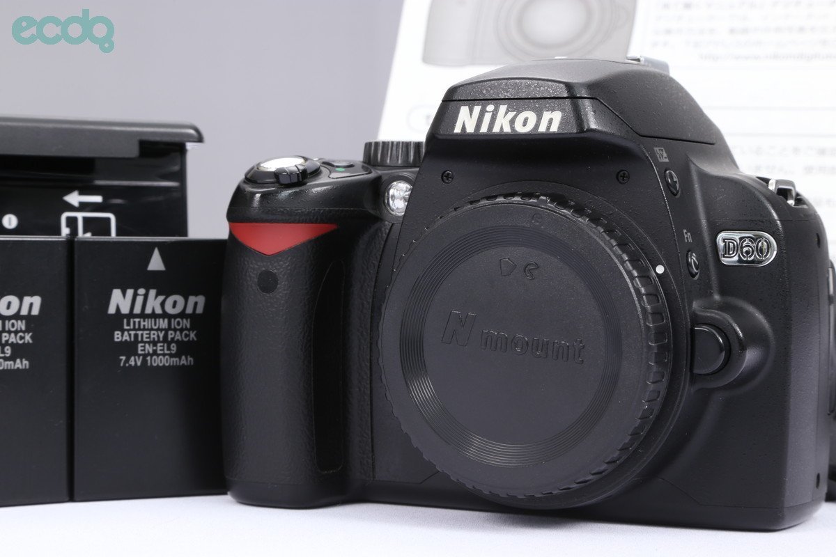 最も優遇の D60 Nikon 】 動作保証 | 良品 【 ボディ 】 追加付属 予備