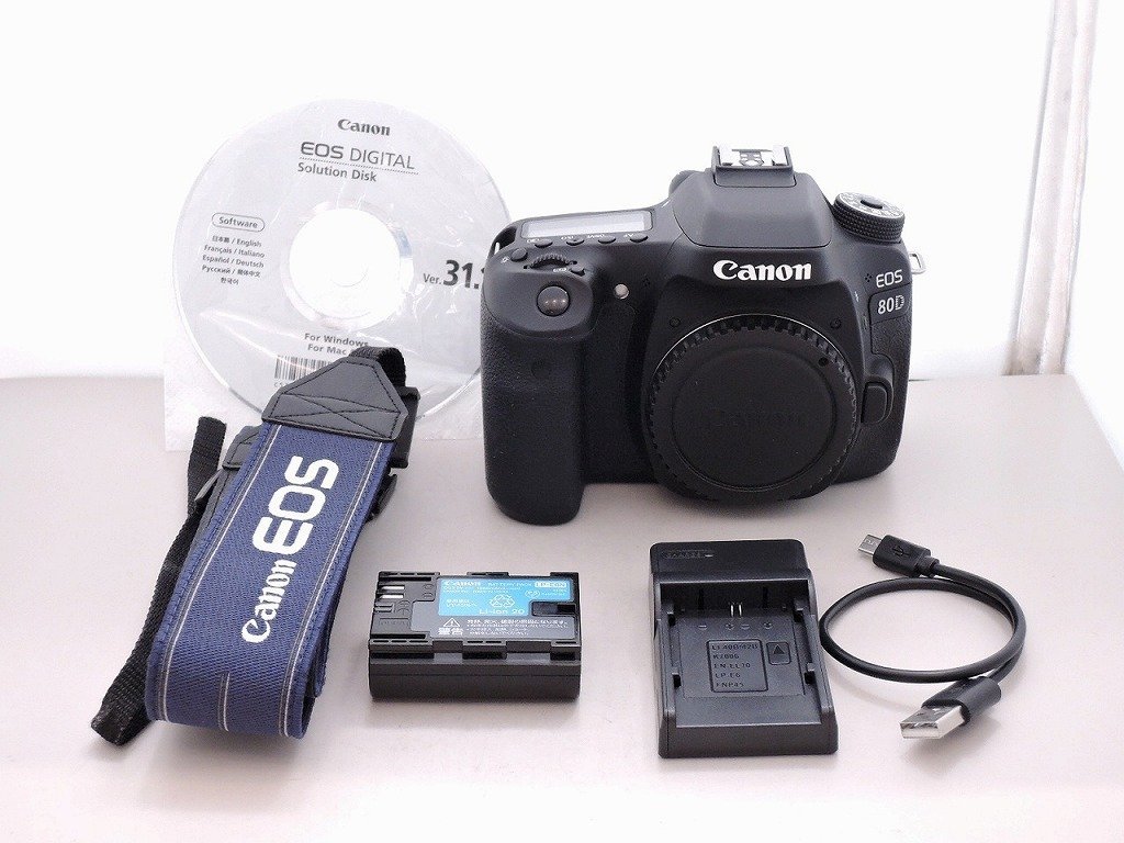 充実の品 キヤノン Canon EOS 80D APS-C ボディ デジタル一眼レフ