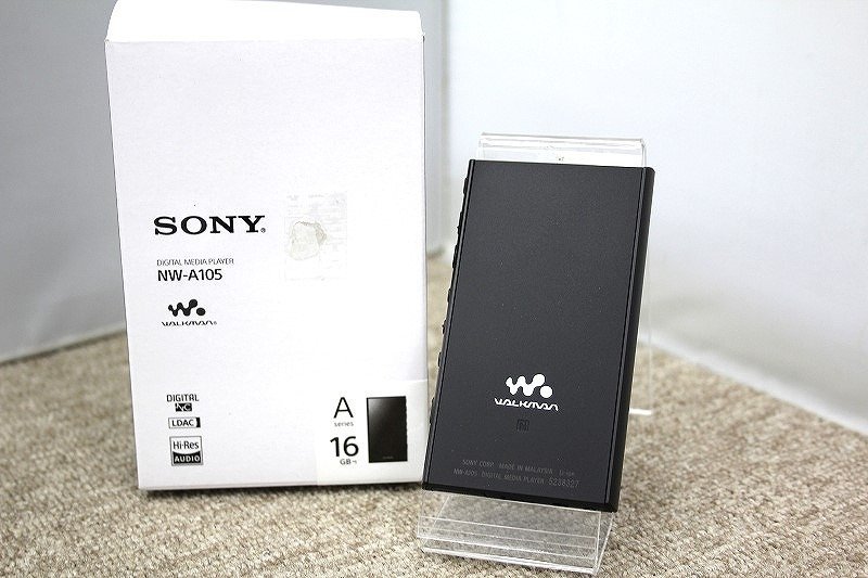 美品】 ソニー SONY NW-A105 ブラック/16GB ウォークマン 本体 ...