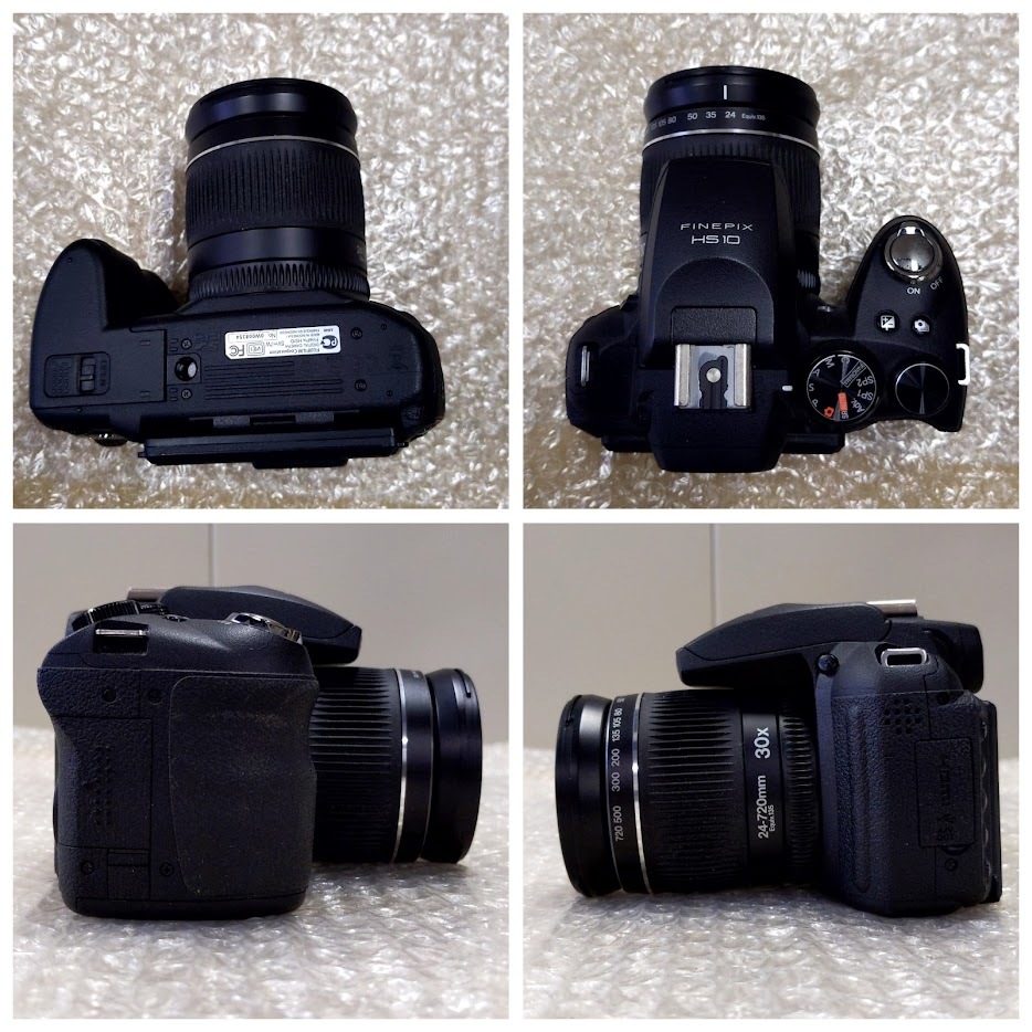 S18254(112)-413/MM3000　コンパクトカメラ　FUJIFILM　FINEPIX　HS10　レンズ付き　30x zoom f=4.2-126 1;2.8-5.6 富士フィルム　_画像4
