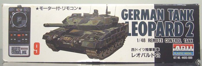 アリイ　西ドイツ陸軍戦車☆レオパルド2　リモコン モーター付　1/48_画像4