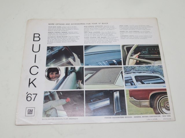 ●●GM BUICK '67 車カタログ ビュイック 1967年 自動車関連商品 英語表記 USED 86573②●●！！_画像7